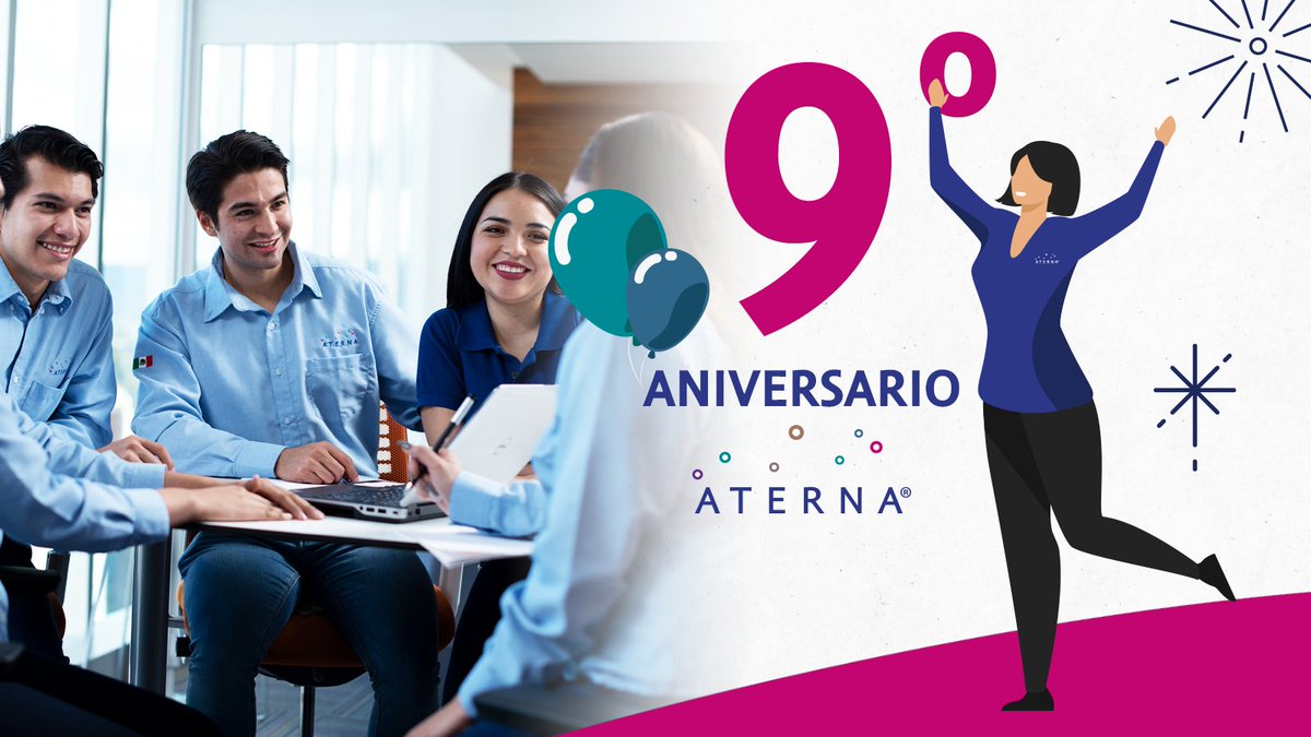 gentera's tweet photo. ATERNA, nuestro agente de seguros, celebra nueve años de diseñar y operar #Seguros para consolidar una cultura de prevención en las personas. #AniversarioATERNA #9Años #ATERNA https://t.co/cOl1uUnLf0