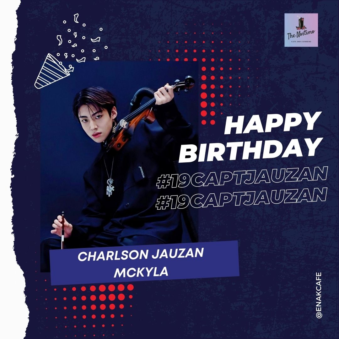enakcafe's tweet photo. ㅤㅤ
ㅤㅤ
ㅤ        Capt Jauzan's Birthday
                #19thCaptJauzan 
ㅤㅤㅤㅤㅤ
      ───· · • • • ✤ • • • · ·───

The party will be held at The Nostimo Cafe. Therefore, on this day all food and drinks are free! 🎁🎉✨🍻  

️️️ㅤㅤㅤㅤ   (@amortentiu)

ㅤ https://t.co/VdjMAqL2mP