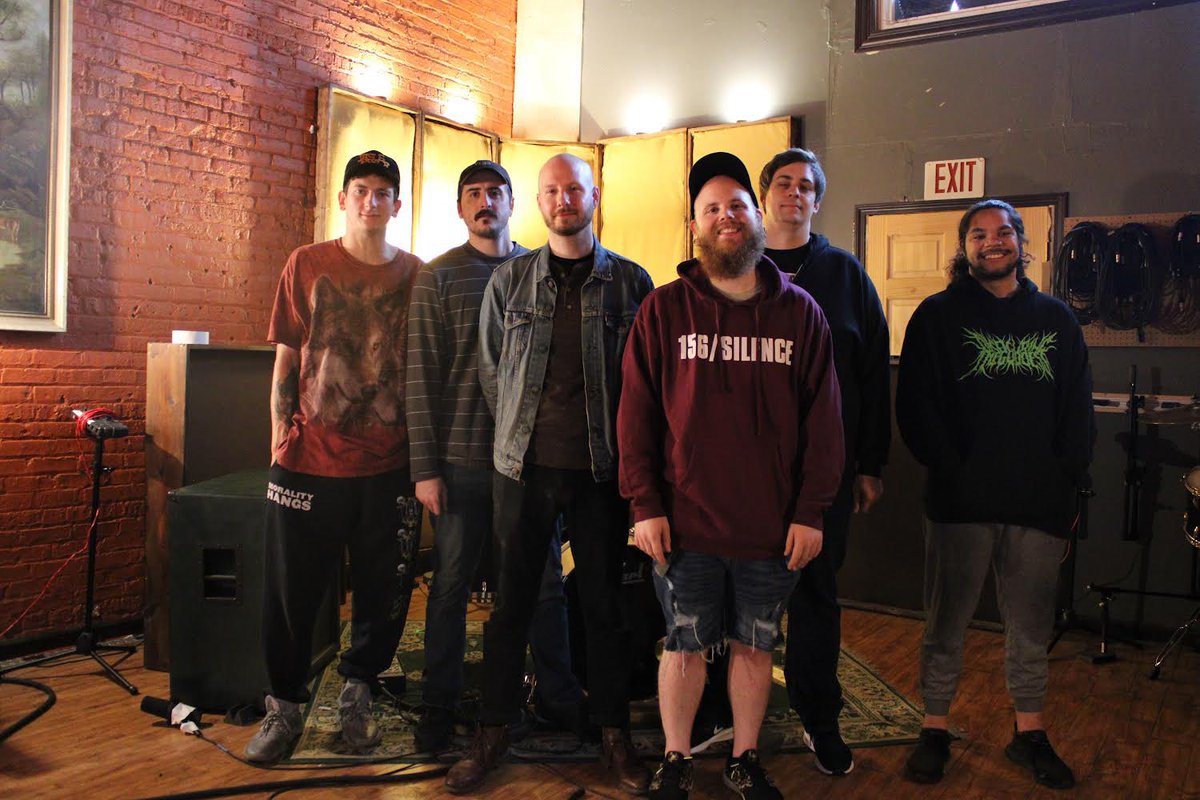 156Silence's tweet image. We spent the last week at Bricktop Recording in Chicago with our dear friend Andy Nelson recording our next album. Our EP &apos;Don&apos;t Hold Your Breath&apos; drops on Friday. It’s an introduction to what is coming. On Friday the narrative changes. #156silence #sharptonerecords #metalcore
