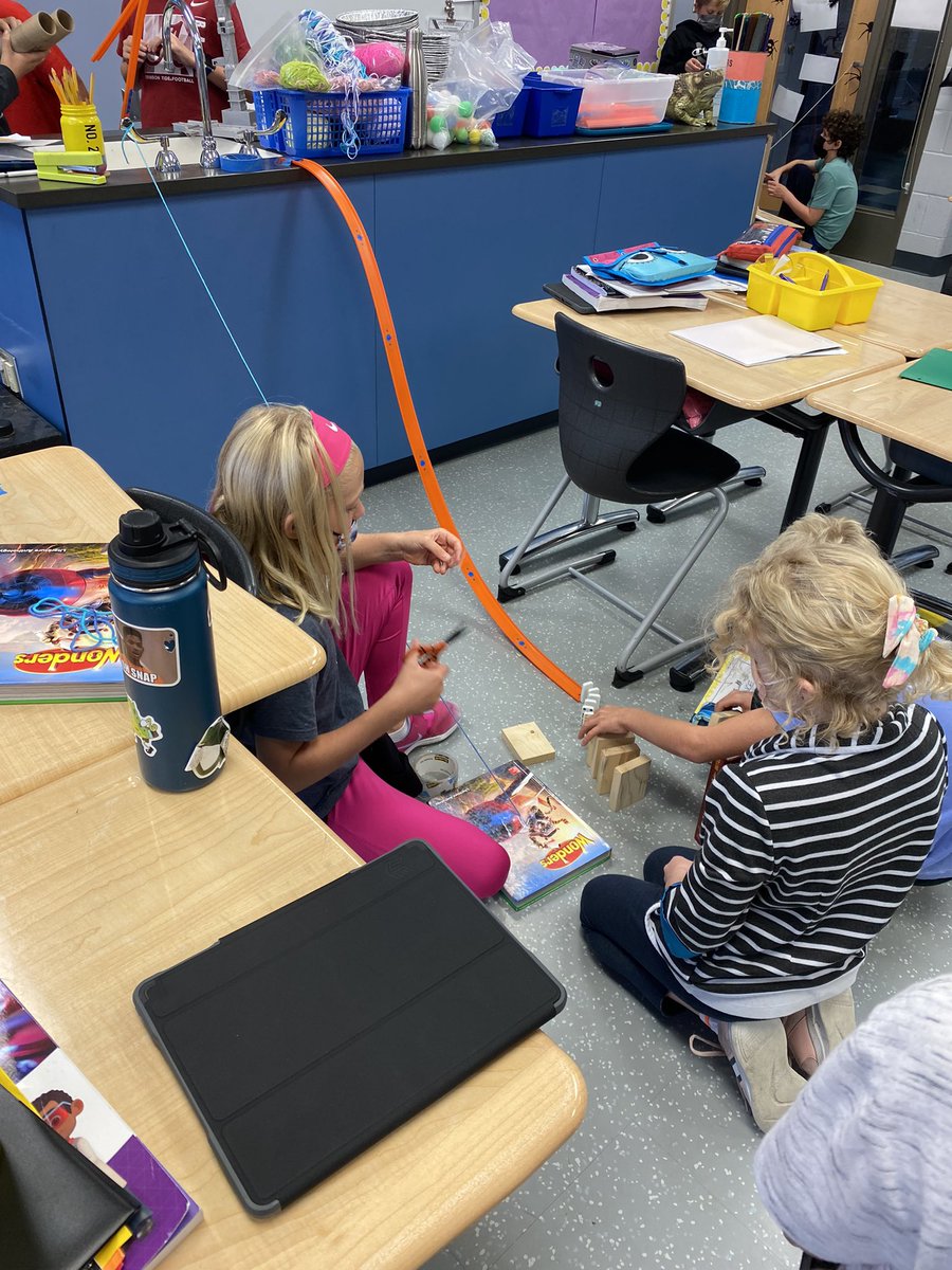 WaymeyerFTWES's tweet photo. Seeing energy transfers in action with our own Rube Goldberg machines! @RubeWorks #curiouscriticalthinkers #creativeproblemsolvers https://t.co/j3LPFlN2IU