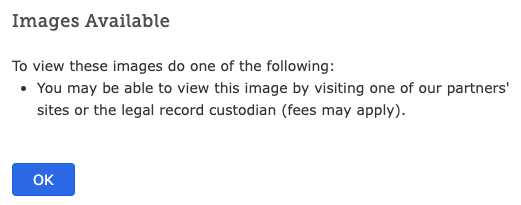 One highly annoying thing about <a href="/FamilySearch/">FamilySearch</a> : Them showing that images may be available on a partner site, but not disclosing which partner site it is.