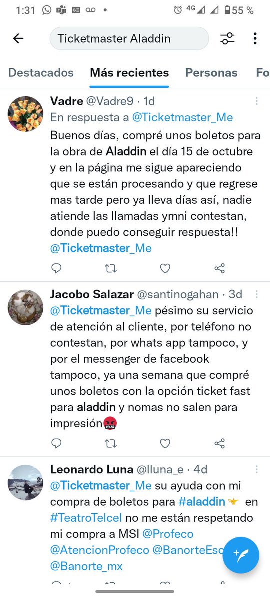 sergioebsr's tweet photo. @morrisgil @Teatro_Telcel @EscenarioOCESA @Ticketmaster_Me Se tiene la intención de ir a la obra, pero con Ticket Máster vendiendo boletos no se puedeee 
Adjunto quejas https://t.co/bV9qcQ13xH
