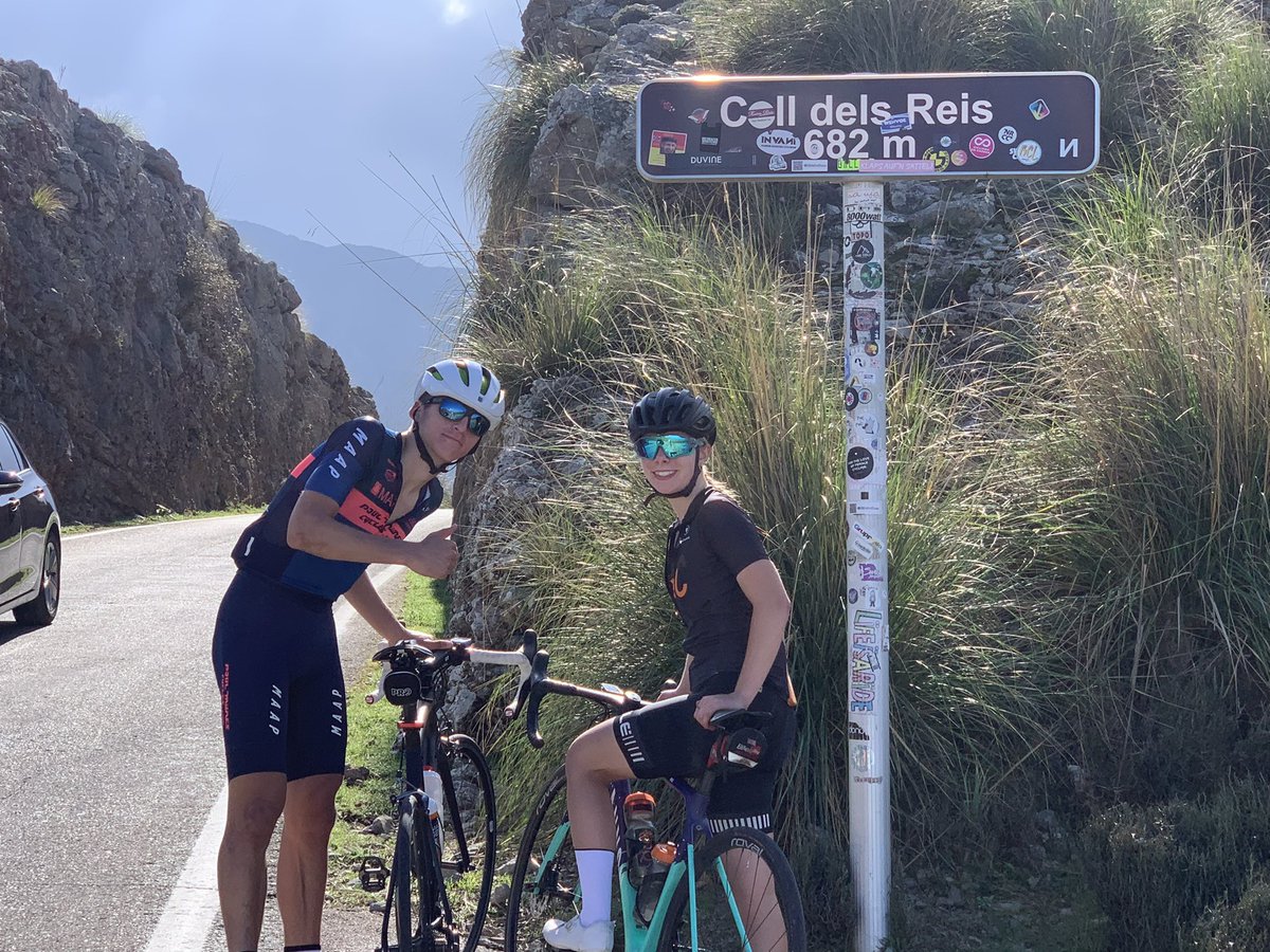 RutterfordMini's tweet photo. Epic ride for Mia today, 5 1/2 hrs in the saddle, 9613ft of climbing &amp; 72 miles covered! Sa Calobra climb 148th fastest female out of 11,096!! Not bad hey?? #thisgirlcan https://t.co/iR8OTwaaDB