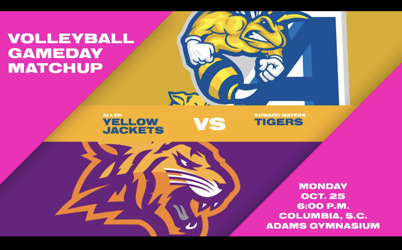 AllenUniv's tweet photo. It’s #HomecomingWeek! Let’s show our support for the #LadyYellowJackets tonight @6pm in Adams gym. https://t.co/ep0t4fbrci