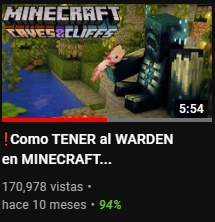 Ah YT le dio la gana de recomendar uno de mis videos más antiguos y paso de tener 171 vistas a 170k XD