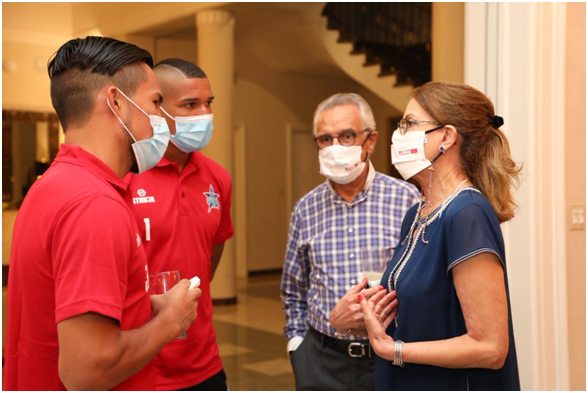 🔹Gracias a <a href="/IsraelinPanama/">Israel en Panamá</a> por la coordinación de esta tarde deportiva única. Shalom, Salam🕊️
🔹Gracias a <a href="/USEmbPAN/">U.S. Embassy Panama</a> por la recepción de encuentro con los jugadores de la <a href="/liga_prom/">LIGA PROM</a> 
🔹Gracias a la <a href="/liga_prom/">LIGA PROM</a>, <a href="/fepafut/">FEPAFUT</a> y <a href="/Pandeportes/">Pandeportes</a>