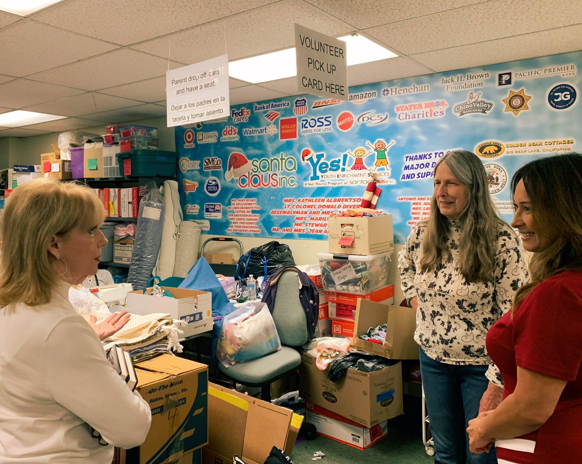 Many thanks to Executive Director Karen DiCarlo and all of the volunteers at <a href="/SantaClausINC/">Santa Claus Incorporated of Greater San Bernardino</a> for inviting me to tour your facilities and listen to stories of the impact you have had on so many families throughout the Inland Empire. Thank you for the important work you do! #SD23