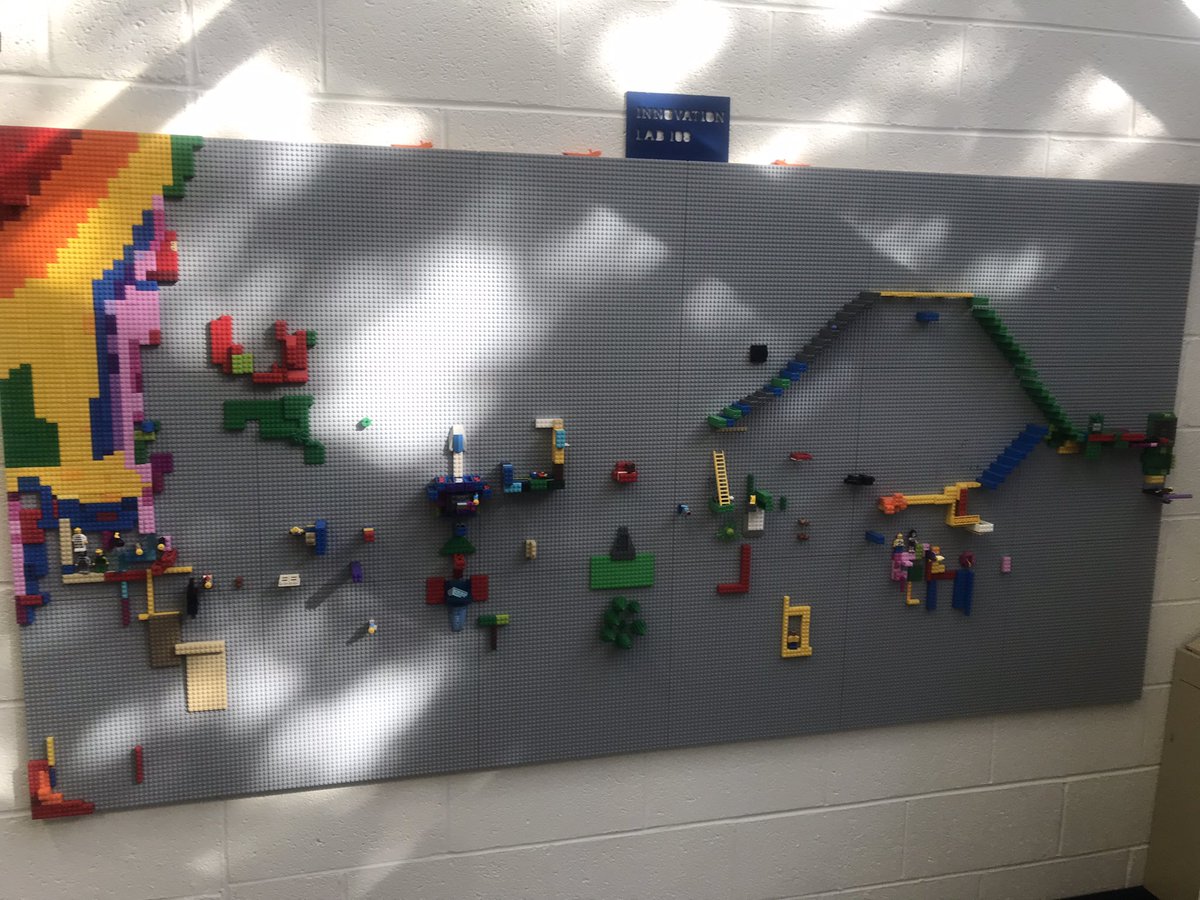 It’s been a busy month on the Lego wall! #myflinthill <a href="/FHInnovation/">FlintHillInnovation</a>