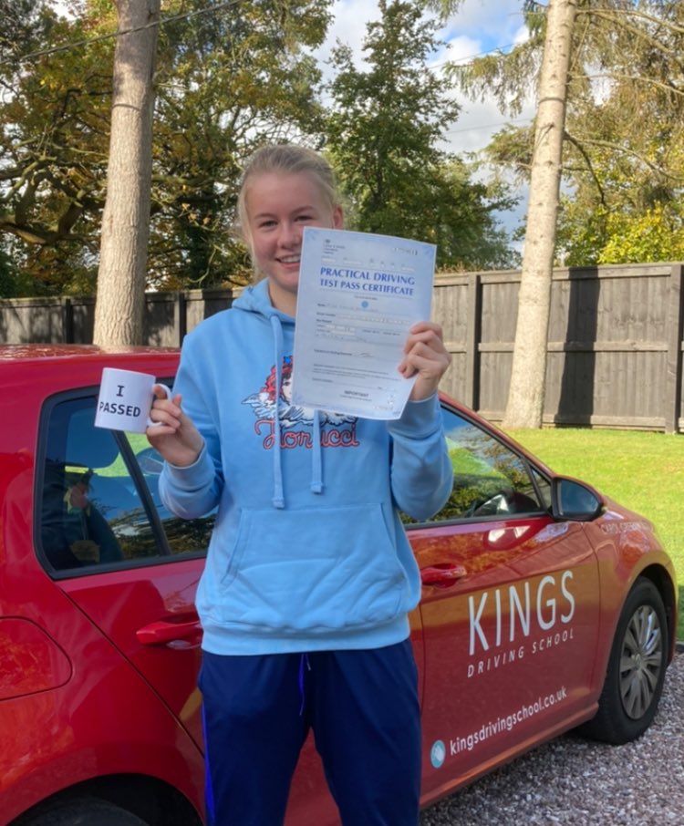 carolgreenwood's tweet image. First time pass today for Karna, I will miss our lessons in your #electricmini.  Safe driving now you’re solo!!