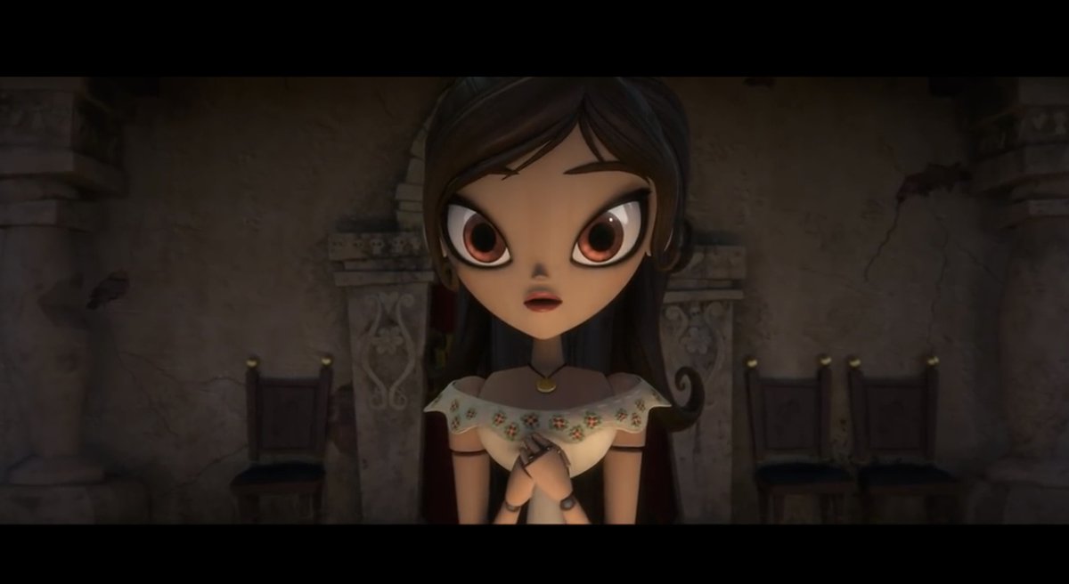 BeetleBeki's tweet photo. I’ve noticed with María and Manolo, there’s a bit of a Sun and Moon motif. For example, when María sees Manolo singing after the bullfight, the sun is shining directly onto him. https://t.co/CqZl8H0pwK