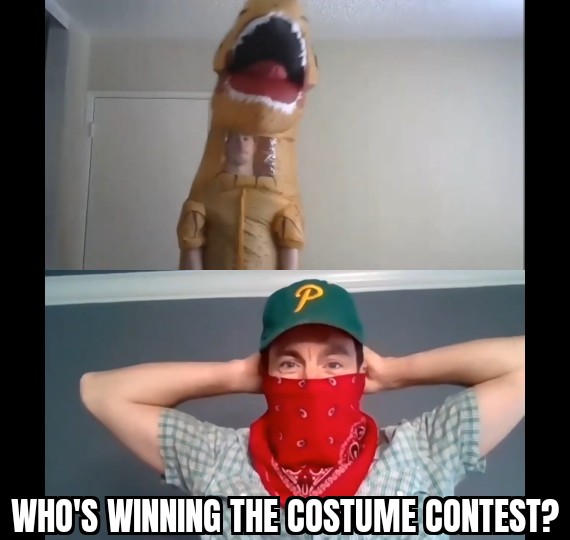 Well, who you got? In the first pic we have one "Donnysaurus Rex," and on the bottom is "Bank Robbin' Axl Rose." Leave a comment for #TeamTroy or #TeamJerry