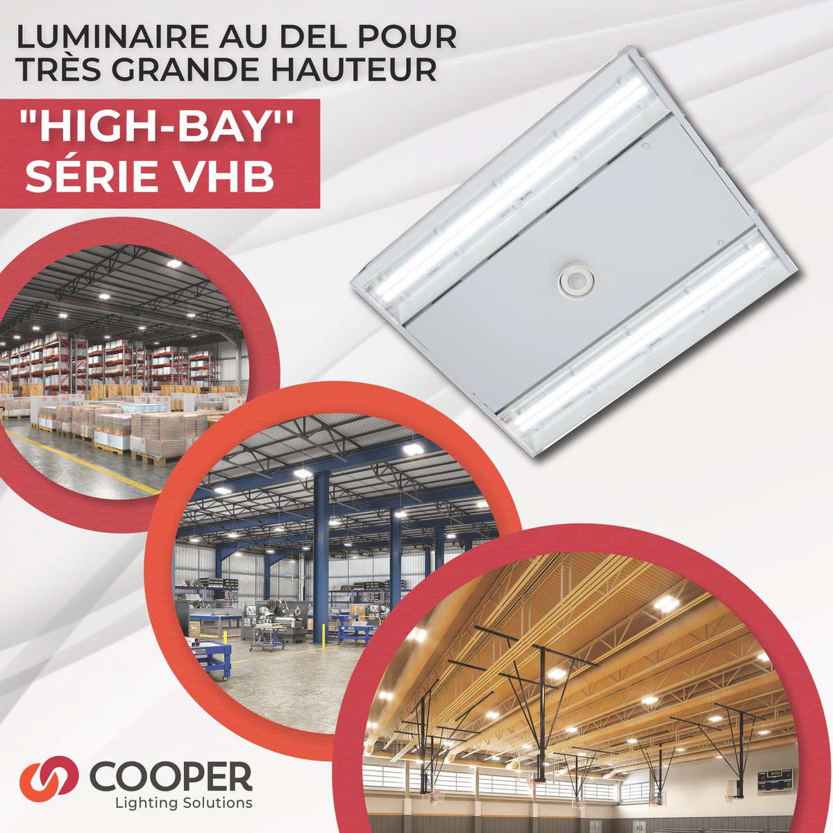 Nedco_Canada's tweet image. Le luminaire au DEL pour très grande hauteur &quot;HIGH-BAY&apos;&apos; SÉRIE VHB de @lighting_cooper a un desgin compact et léger pour une installation facile et jusqu’à 65% d’économie d’énergie!

#nedco #nedcocanada #cooperlightingsolutions #backtobusiness #retourverslesaffaires