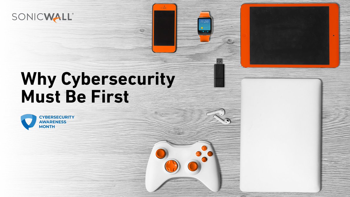SonicWall's tweet photo. SonicWall is committed to making sure everyone is educated, aware, and able to make themselves more resilient to #cyberattacks. Join us in taking a firm stand in the long-term journey to safety and making #cybersecurityfirst everyone’s business. https://t.co/R1raW9G9PX https://t.co/JQQVJtYdHo