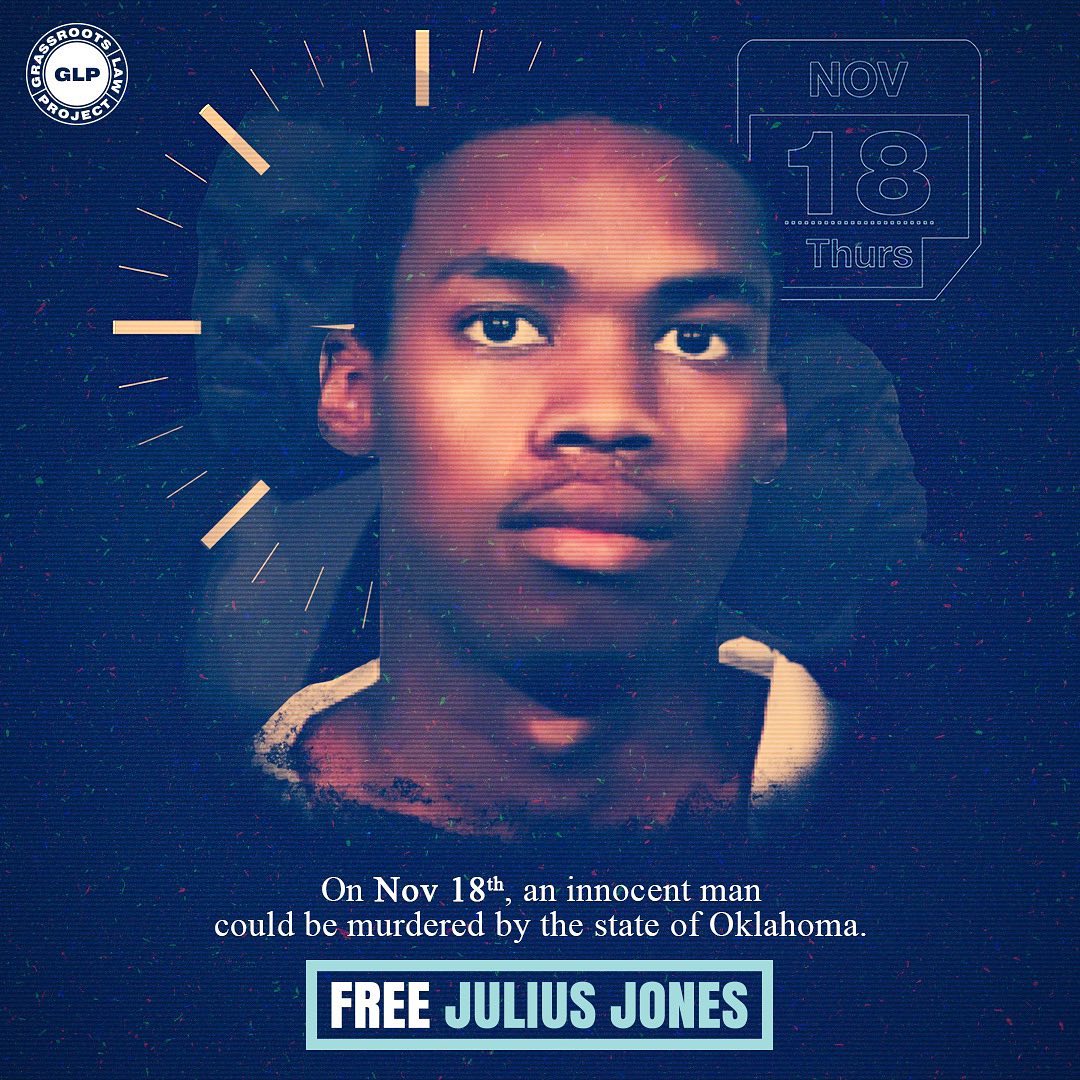 plscallmedae's tweet photo. Are we going to let another innocent Black man die? 

🤳🏽 Call 405.777.7840 to demand Oklahoma leaders advocate to #FreeJuliusJones! https://t.co/qNb7p7ctVE