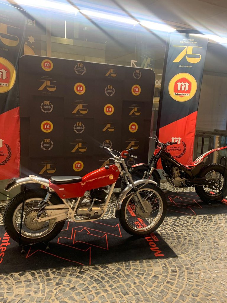 jaumecollboni's tweet photo. Barcelona vol seguir comptant amb marques històriques que són capaces d’adaptar-se als temps, i vol comptar amb noves empreses amb la mateixa ambició que va demostrar #Montesa, retenir el talent existent i portar-ne de nou. Enhorabona per aquests 75 anys! #VivaMontesa https://t.co/RRCfFOLbrg
