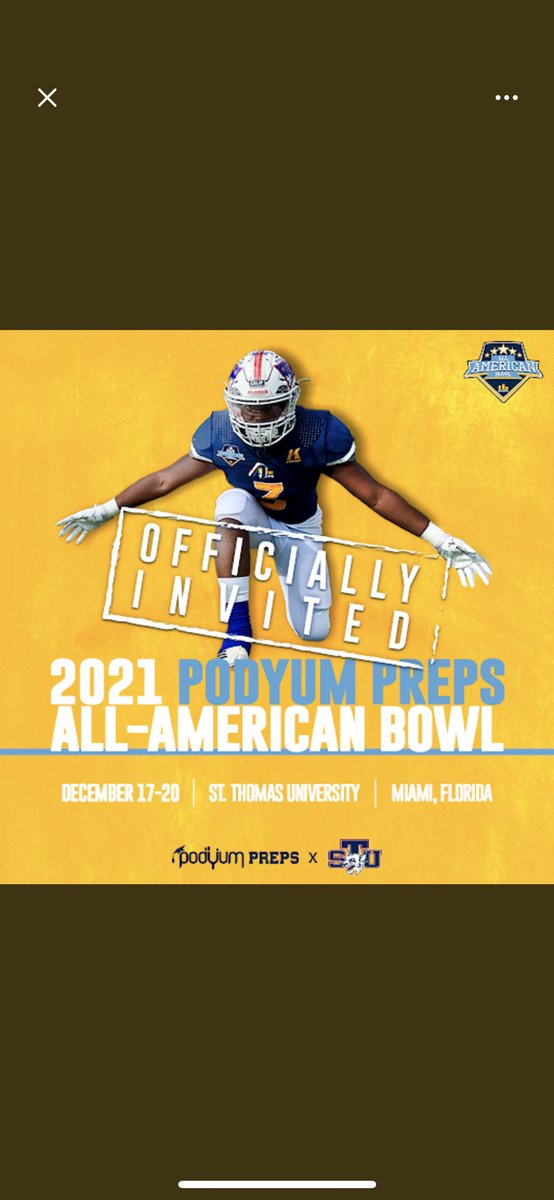 Thankyou so much for giving me this opportunity <a href="/PP_All_American/">All-American Bowl by Podyum Preps</a> and Thankyou so much to <a href="/therealbudda/">X SUPPORT TEAM</a> <a href="/PrestonHamiltn/">Preston Hamilton</a> <a href="/MitchellSymir/">sy</a> <a href="/m_hickey17/">Max Hickey</a> <a href="/JordanMikell1/">JM5</a> <a href="/Turbo_Townsend/">++James Townsend++</a> <a href="/Knuckbuc/">Coach Nic Shuford</a> @chopper_9465 @FootballTha