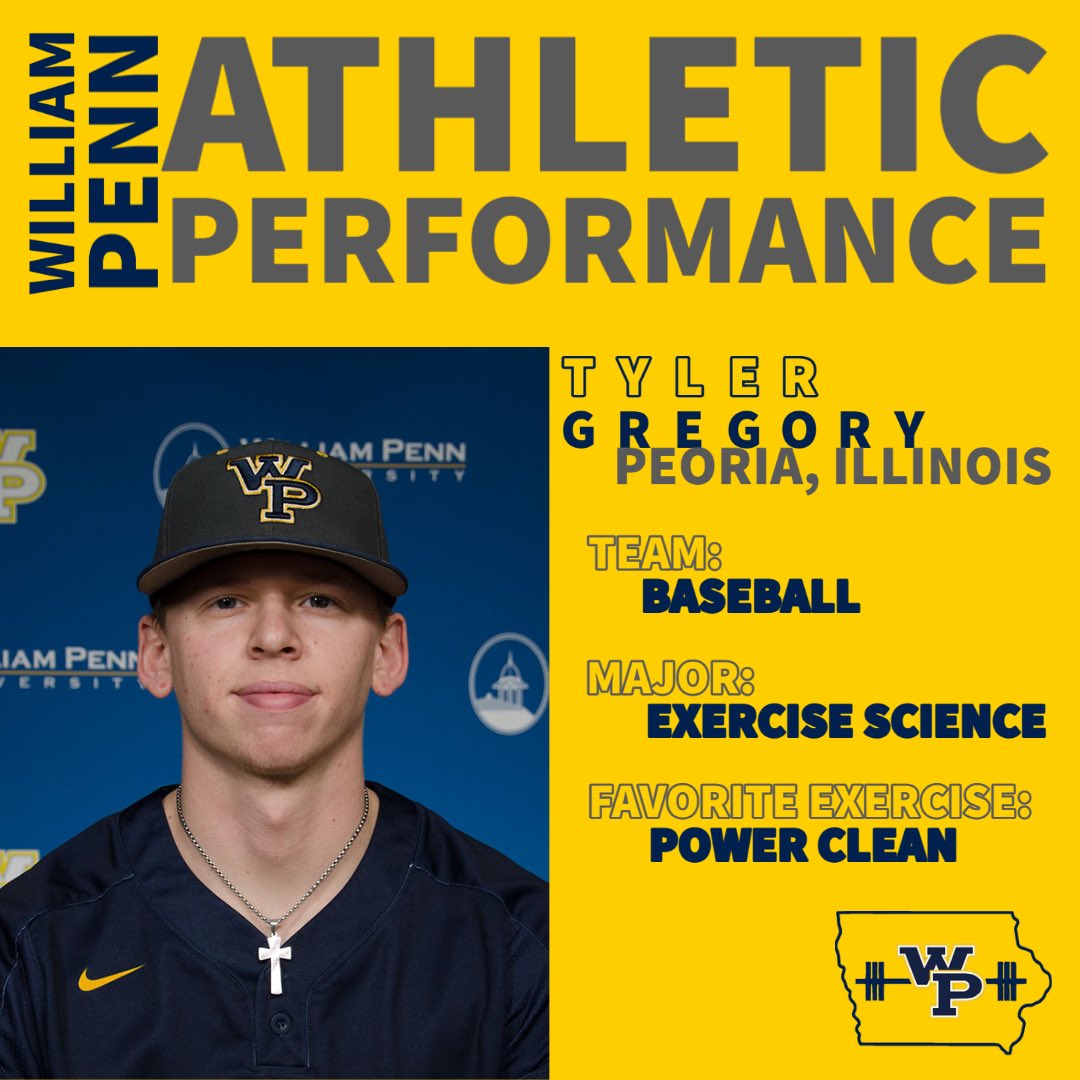 Meet the Team Monday! 
For our final week of meet the team Monday we have our second intern, Tyler Gregory! Coach Tyler is an exercise science major and is a member of the Baseball team here on campus!