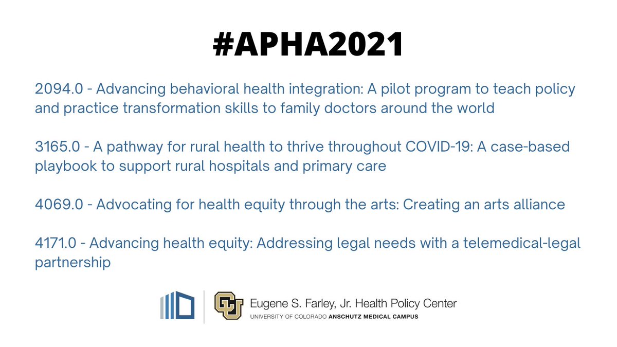 CU Anschutz Farley Health Policy Center tweet media