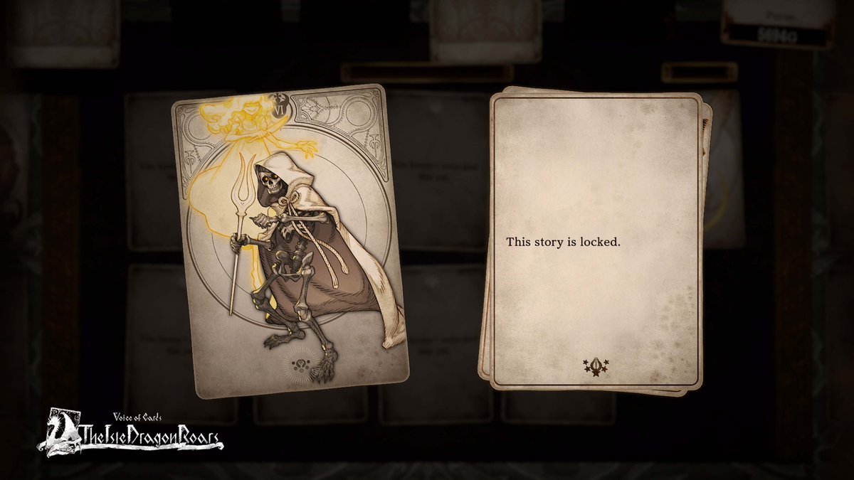 SquareEnix's tweet photo. What lies beneath each card in #VoiceOfCards The Isle Dragon Roars? 

Unlock character and enemy stories as you make your way through your quest and fight monsters. 📜

Coming to PS4, Switch and Steam in just 2 days! https://t.co/jzBTa7EgrC