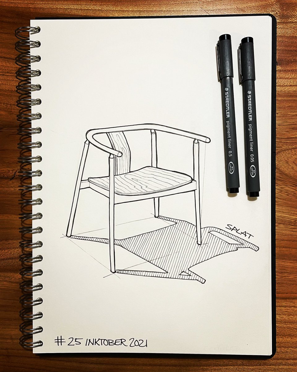 A Splat for day 25 of #inktober2021 …….. every day is a school day #literacy