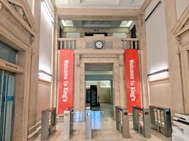 We're excited about the venue! (King's College London, Bush House) for #DevFest UK &amp; Ireland, which will be a Hybrid event this year.

Join us in-person or virtually ⤵️
📅 on Saturday, November 20
🌎 in London

We have 9⃣ tracks of talks and 2⃣0⃣➕ workshops lined up! #devfestuki