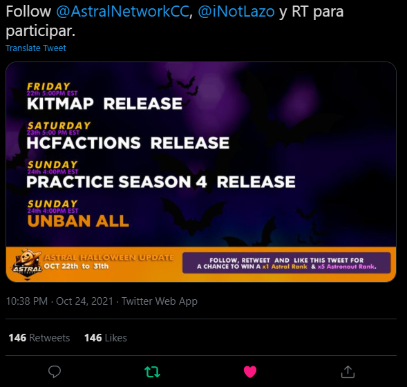 LolsitoPlayer's tweet photo. @iNotLazo @AstralNetworkCC Ign:wtfBytrack
DC: Bytrack#0149 https://t.co/98xAuJMuXW
