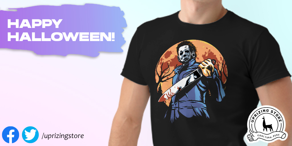 UprizingStore's tweet image. Michael Myers viene por ti en nuestros nuevos diseños ¿alguien dijo Happy Halloween?  🔪🎃 #halloween #halloweenperu #michaelmyers