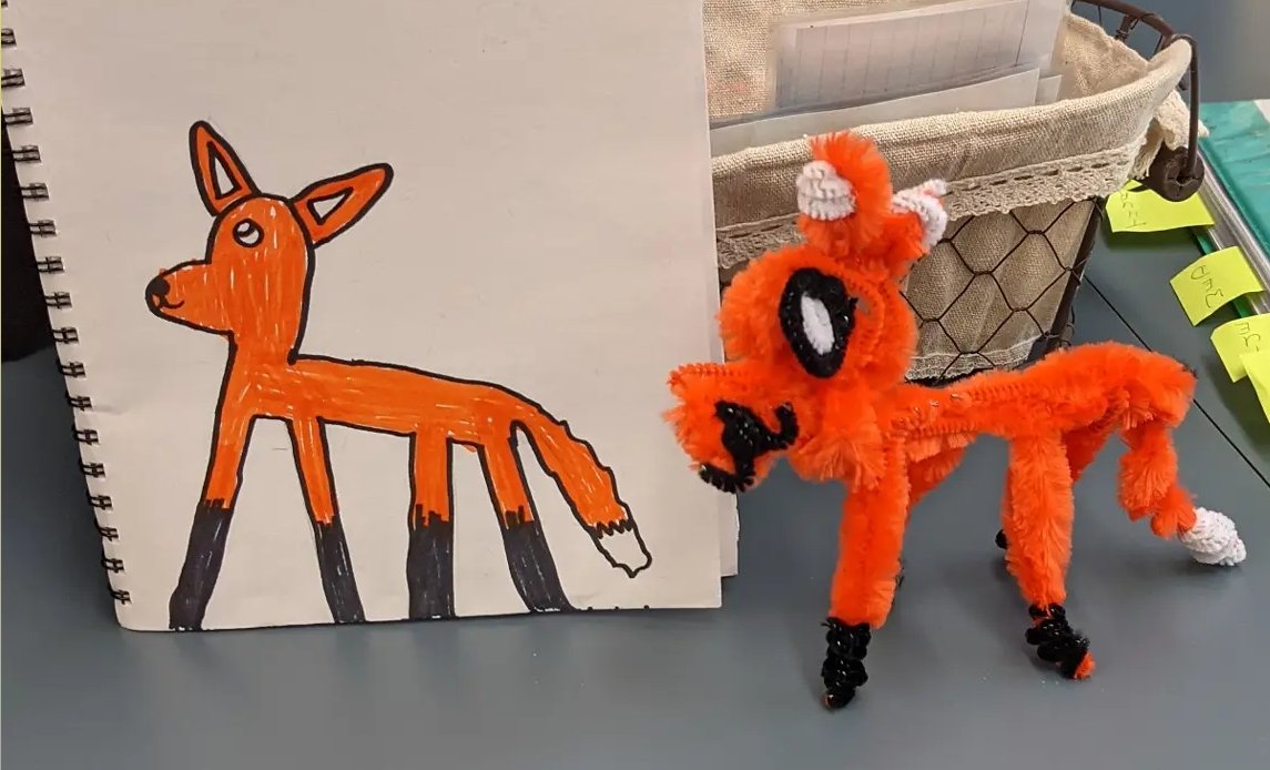whbilibrary's tweet photo. We are SO HAPPY to have our Exploratorium back in action this year! I also loved learning about the maned wolf today after seeing that pipe cleaner model...#spartatude #makerspace #amazing https://t.co/ZjoRpZJ9BI