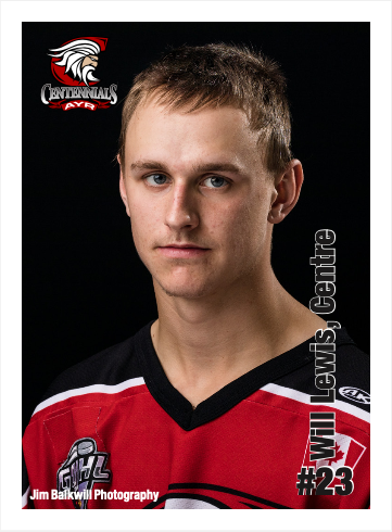 AyrCentennials's tweet photo. Cens Will Lewis up next in hockey cards. Will had GWG in @HometownHockey atom championship game with Mount Forest. Thanks to sponsors and @TheAyrNews #CensHockeyCards @4_cens https://t.co/Rop8o6bWqG