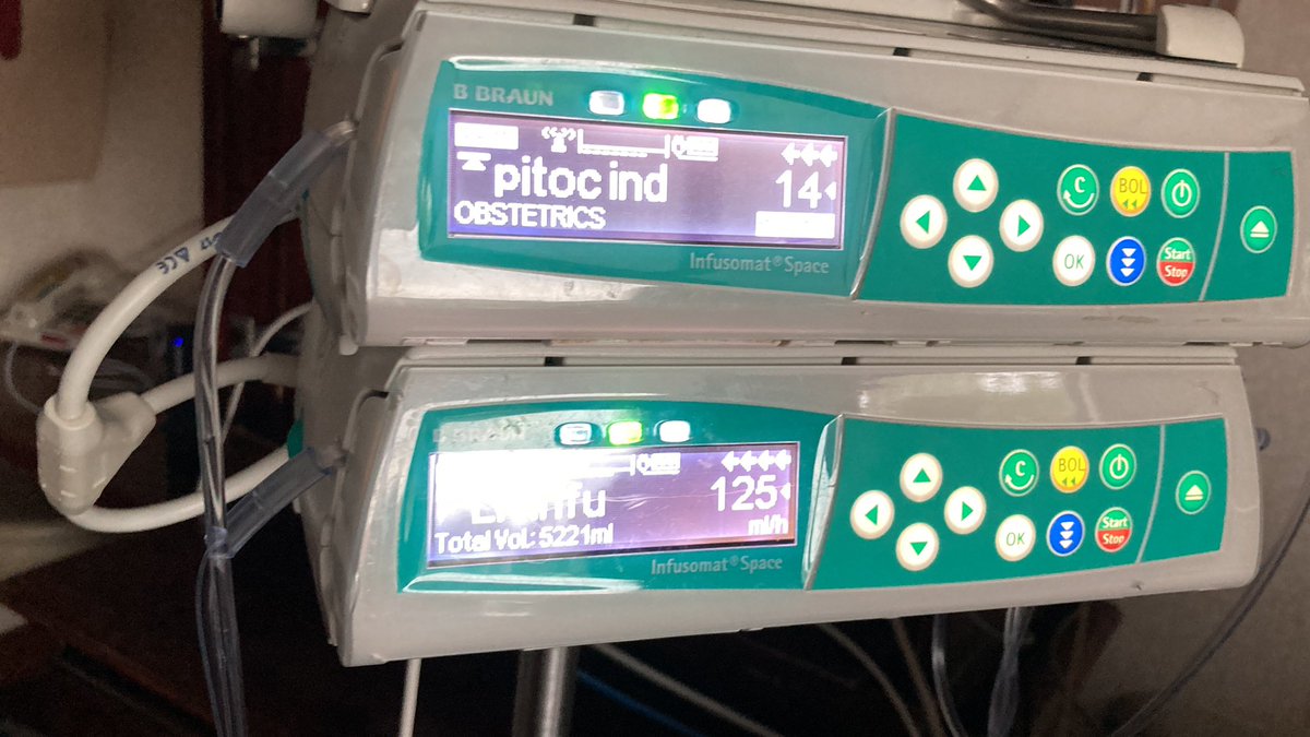 JKR_Duo's tweet photo. 14mU/min to try and smooth out contractions which are coming in doubles. https://t.co/C4mFkCzwqz