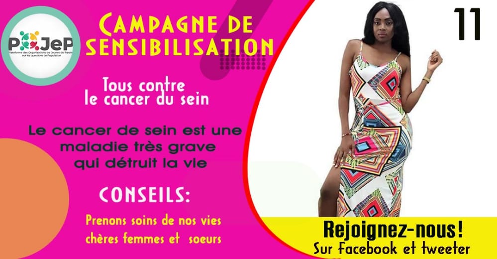 #POJeP_Parakou

#Jour 12

Le dépistage reste une solution

#IRIFOU
#UNFPA 
#UNICEF
#PlanInternationalBenin
#Stop_Cancer_du_Sein
#OctobreRose2021