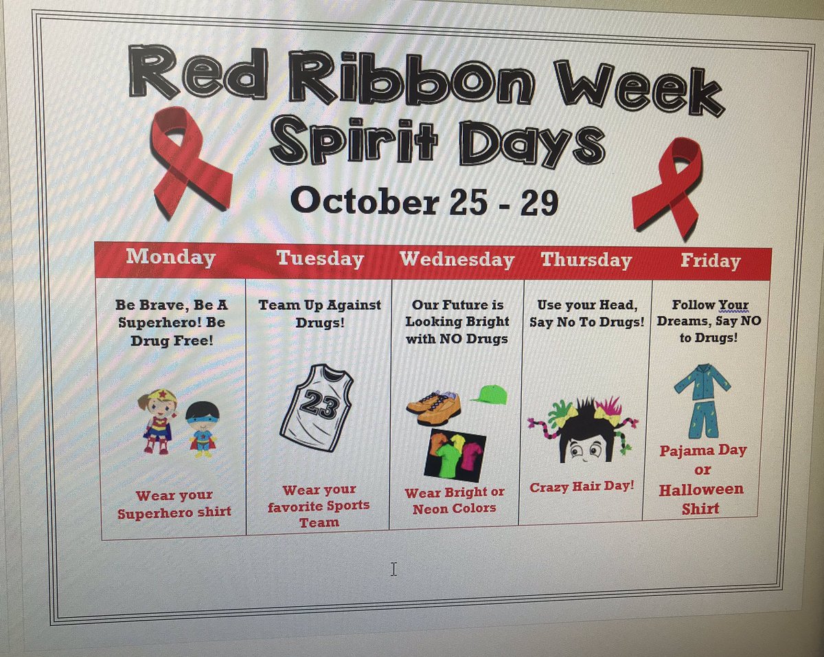 LemonwoodLions's tweet photo. Lemonwood Lions are celebrating Red Ribbon Week. We are taking a stand against drugs!
Los Leones de Lemonwood están celebrando la Semana del Listón Rojo. Estamos en  contra de las drogas! https://t.co/Itx6Ep0jKt