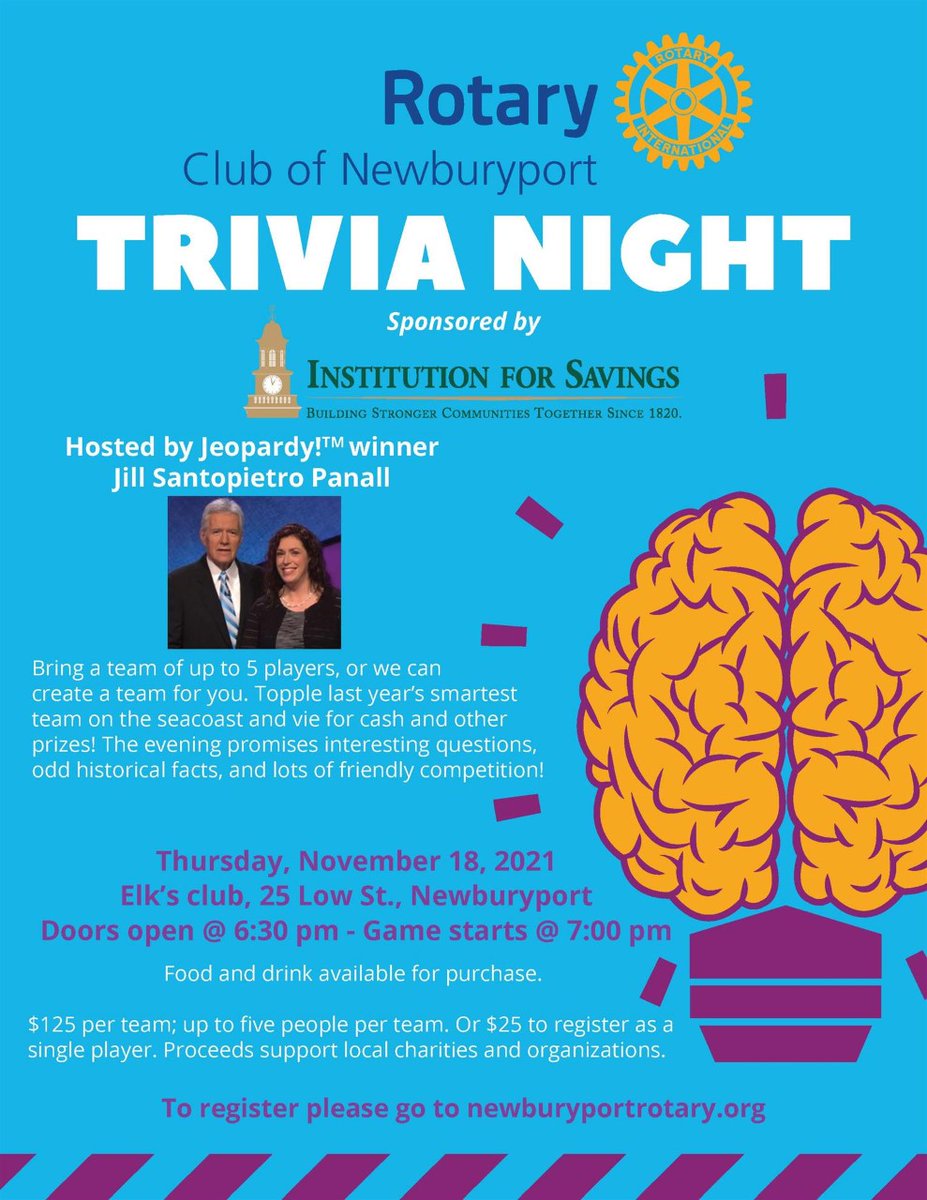 TRIVIA | Rotary Club of Newburyport shar.es/aWevGL