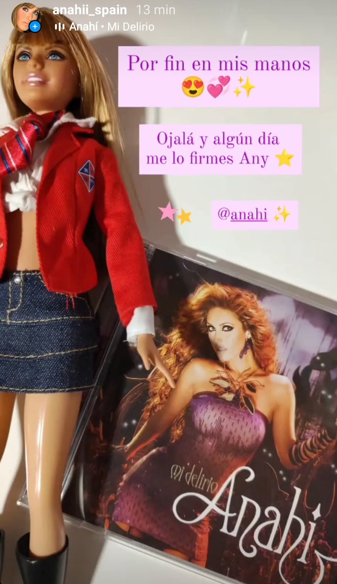 anahii_spain's tweet photo. Enamorada con este disco 😍💞✨ Ojalá y algún día me lo firmes Any ⭐ @Anahi 💗 
Muchos besos y saludos para ti y tus bebés desde 🇪🇦💜 @Anahi 

Mencionen a @anahi y den RT‼️🤭💜💜💜💜💜
#midelirioanahi #any #anahipuenteportilla #anahí #anymagic #miapalette #anahixbabycreysi #any https://t.co/f8bfxk1Uu3