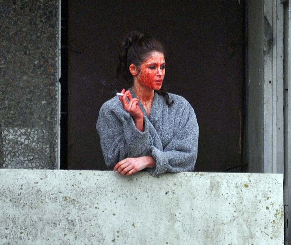 scratchcinema's tweet photo. Gemma Arterton on the set of Byzantium🩸 https://t.co/dFWS2nuzvd