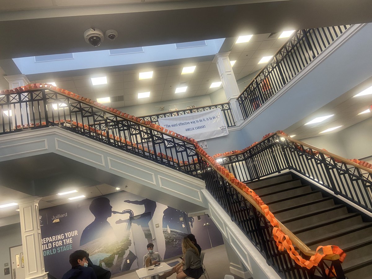 Psychteachnbps's tweet photo. Thank you @gabriellebusi1 and everyone who helped make our Unity chain!!! Looks great! #UnityDay2021 #kindness #inclusion https://t.co/bzSSUl6IWV