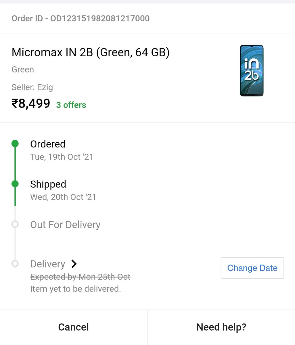 iamshoaibpathan's tweet photo. The @Flipkart @flipkartsupport service crap
Considering the Indian customers fools. Beware of folks if you are ordering laptop or mobile phone the "Promise Delivery Date" is a big scam
@amazonIN will deliver in 1 day 
@Flipkart take 4 &amp; still no delivery
@SrBachchan @rahulsharma https://t.co/eaIwQIrLMt