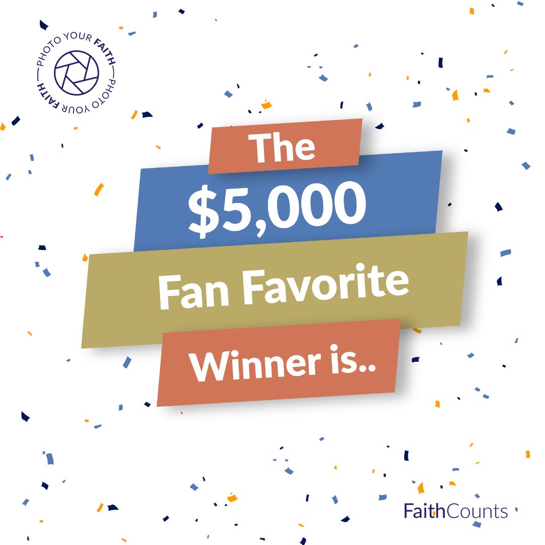 🎉🎉 Congrats to the winners of the Photo Your Faith Contest 🎉🎉 

We want to send a big THANK YOU to everyone who participated in our contest and helped make it a success! 

#Faith #FaithCounts #PhotoYourFaith