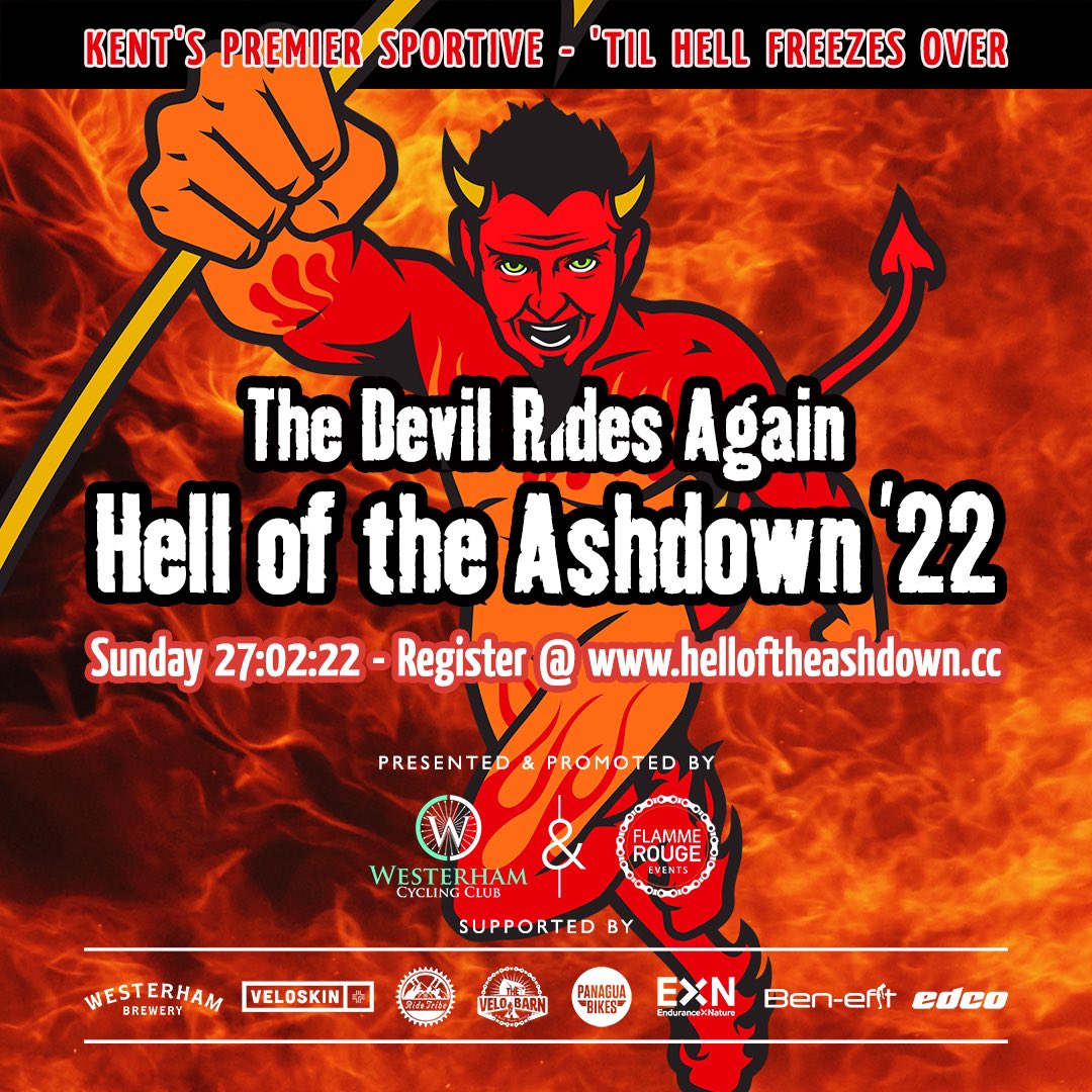 The Devil is back for 2022 - Catford CC passes the Trident to Westerham CC