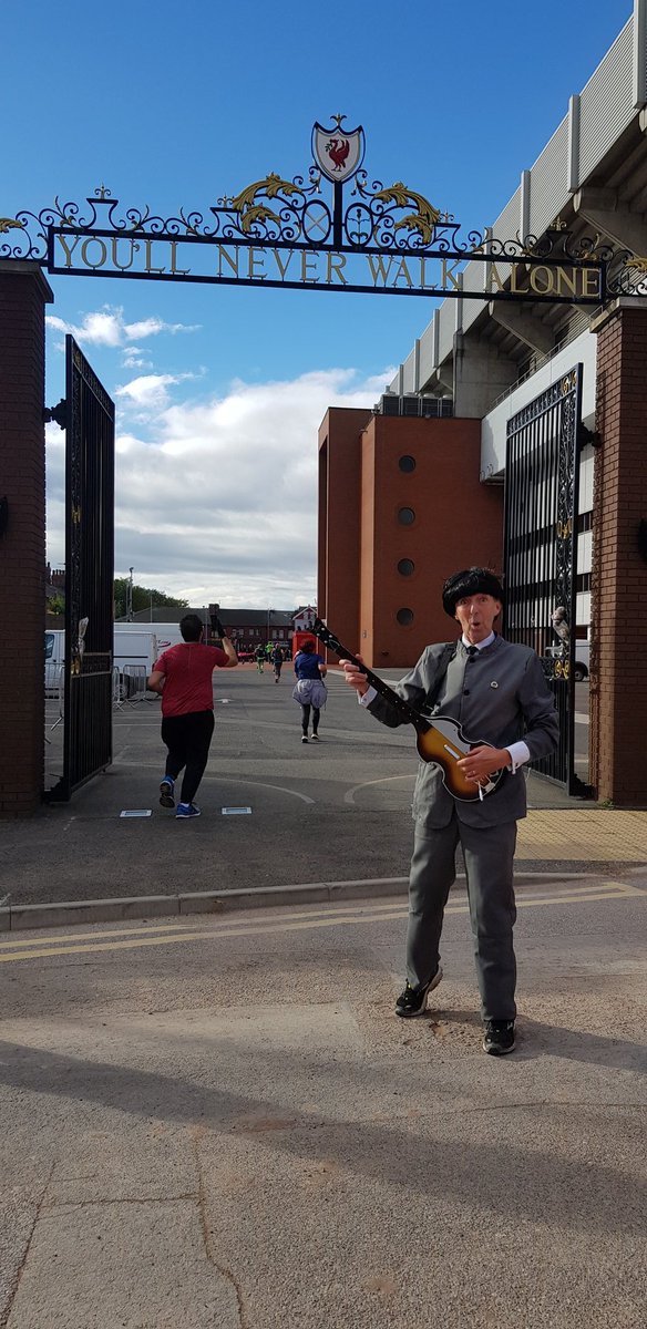 LordSmythe's tweet image. #Runstreak day 5,411 #RunEveryDay Marathon number 53 sometimes it's more than running 26.2miles as fast as you can and sticking to pace .. sometimes All You Need Is Love on the long and winding road @RunRocknRoll #RnRLiverpool @thebeatles #Macca @PaulMcCartney #marathon #running