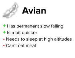 modsmpupdates's tweet photo. BEAU - AVIAN
↳ quicker speed when walking
↳ floats when he jumps
↳ vegetarian palate 
↳ slow falling
↳ has been labelled the “muggle” https://t.co/D7BPVAzIU1