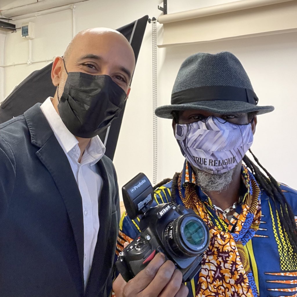 Having my photo taken by the amazing Jamal Yussuff~Adelakun for an exciting, soon to be announced, project. #MarcusAndLennyTakeover
Jamal’s the star photographer behind the groundbreaking “I Can’t Breath” series featured by @guardian @NPGLondon & others papajgun.myportfolio.com