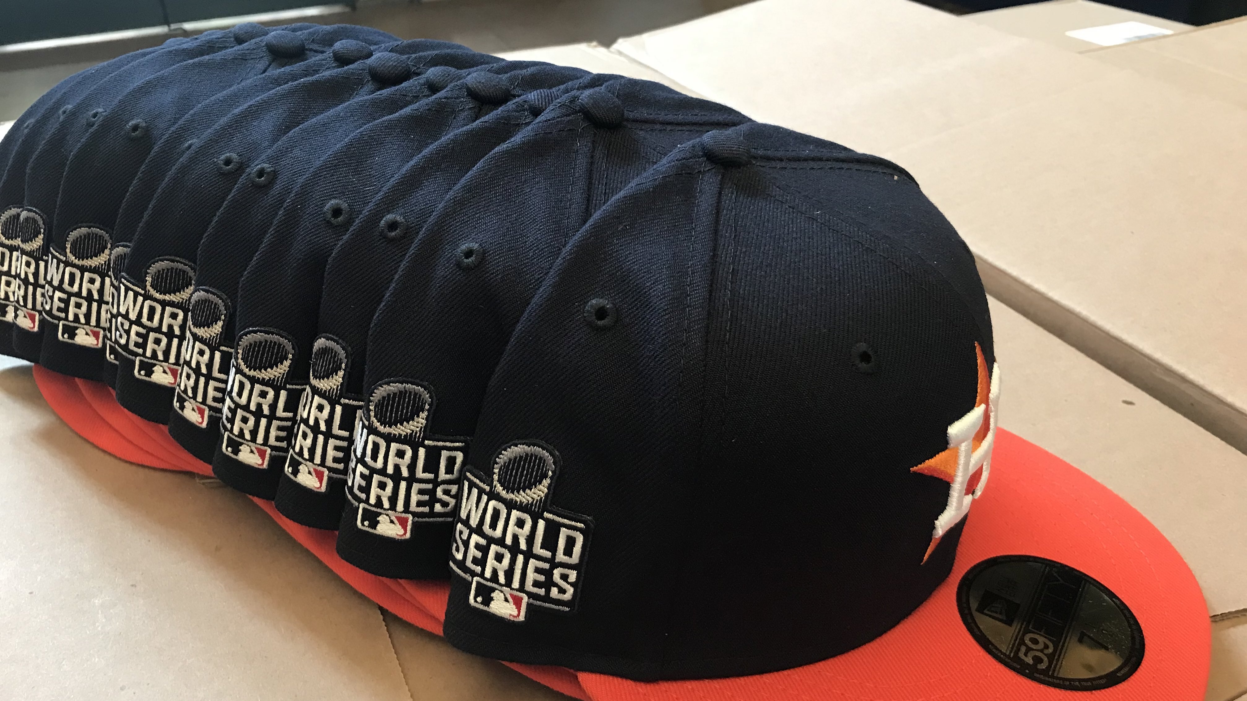 Houston Astros on X: Run, don't walk. The #Astros Team Store is stocked  with the @NewEraCap 59FIFTY Fitted Hats with the World Series patch.   / X