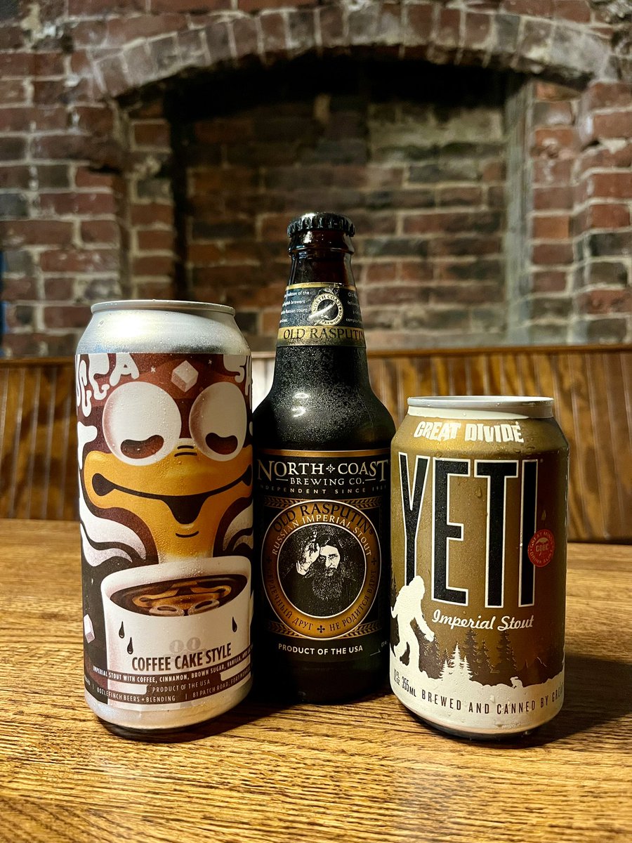 Enjoy the dark side of beer with some of our new imperial stout selections! These brews will have you ready for cool, fall nights just around the corner.🍂 #capale