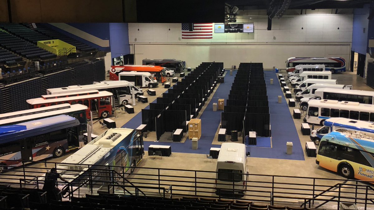 GemsEvents's tweet image. Set &amp;amp; Ready for show open! Another successful Monday move-in in Daytona Beach, Florida.
