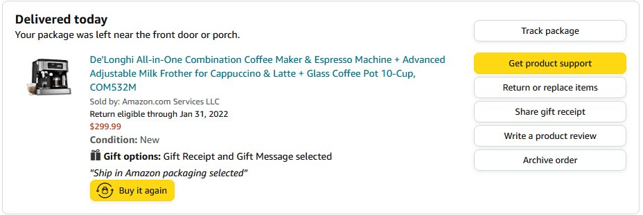 Secure4Fun's tweet image. Reminder, don't order Christmas presents from @amazon. They won't follow their own gift procedures, and will deliver previously returned items that have clearly been abused.