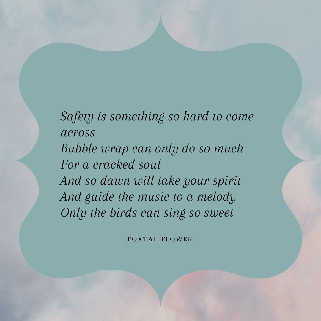 thisisartunion's tweet photo. Foxtail Flower is poet of renown, they created this soft melodic poem from the "Dancing" prompt this week.

#thisisartunion #poem #poetry #dancing https://t.co/Wli9ZxeSFm