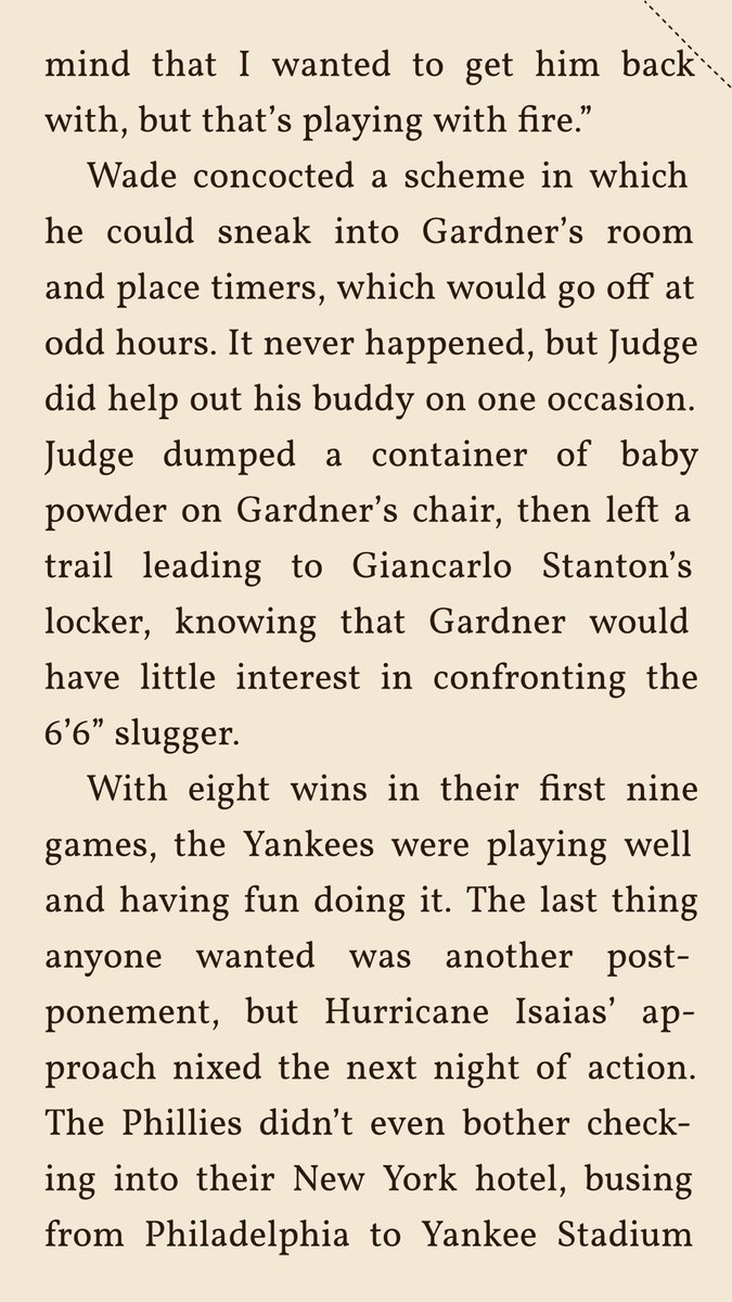 BryanHoch's tweet photo. Brett Gardner pulling clubhouse pranks, you say? Nothing new for the #Yankees’ longest-tenured player. From #TheBronxZoom: https://t.co/HKBNn1liQk