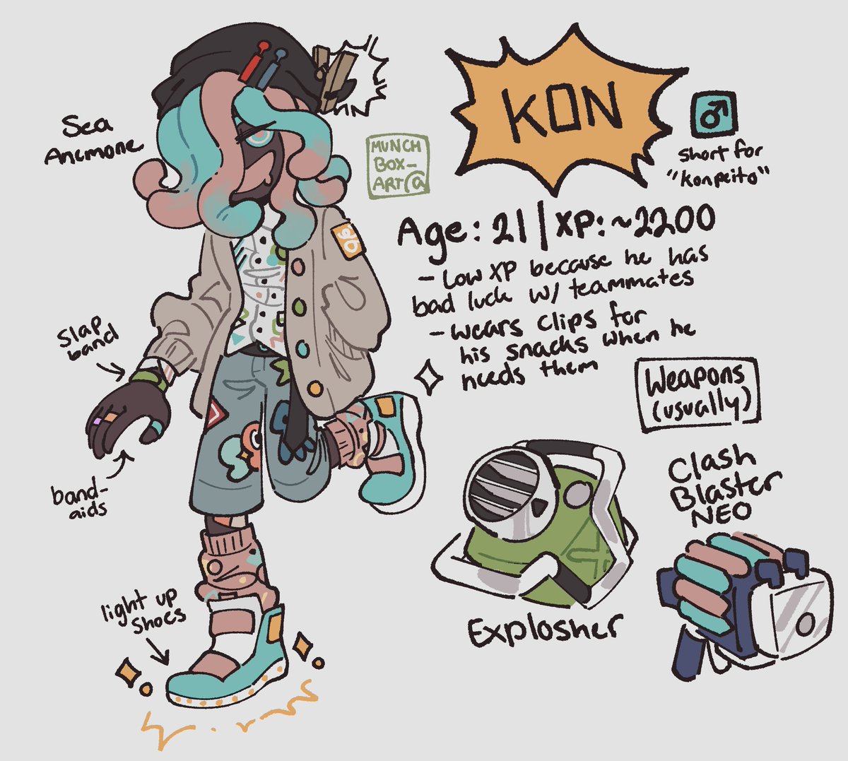 Omg #originalcharacter is trending, I get to show off my favorite OCs for the 50th time, minus Tako because I haven't made his reference sheet yet </3
And they're all Splatoon OCs because this game has a grip on me 