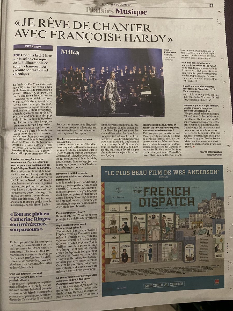 Devos_Isa's tweet photo. 200 fans du monde entier (USA, Japon, Italie, Allemagne, Belgique, Bulgarie, France, etc) pour les 2 concerts symphoniques magistraux de #MIKA à la #PhilarmoniedeParis 
@mikasounds 🎼🎹🎻🎺🎷🥁 https://t.co/aF3M4noUp4
